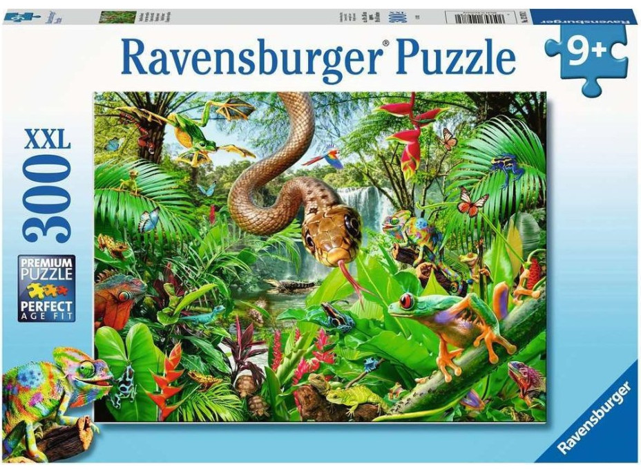 RAVENSBURGER Puzzle Územie plazov a obojživelníkov XXL 300 dielikov