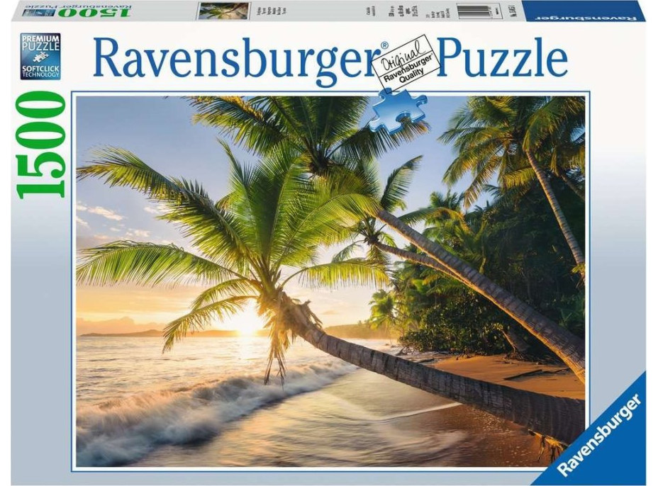 RAVENSBURGER Puzzle Prázdniny na pláži 1500 dielikov