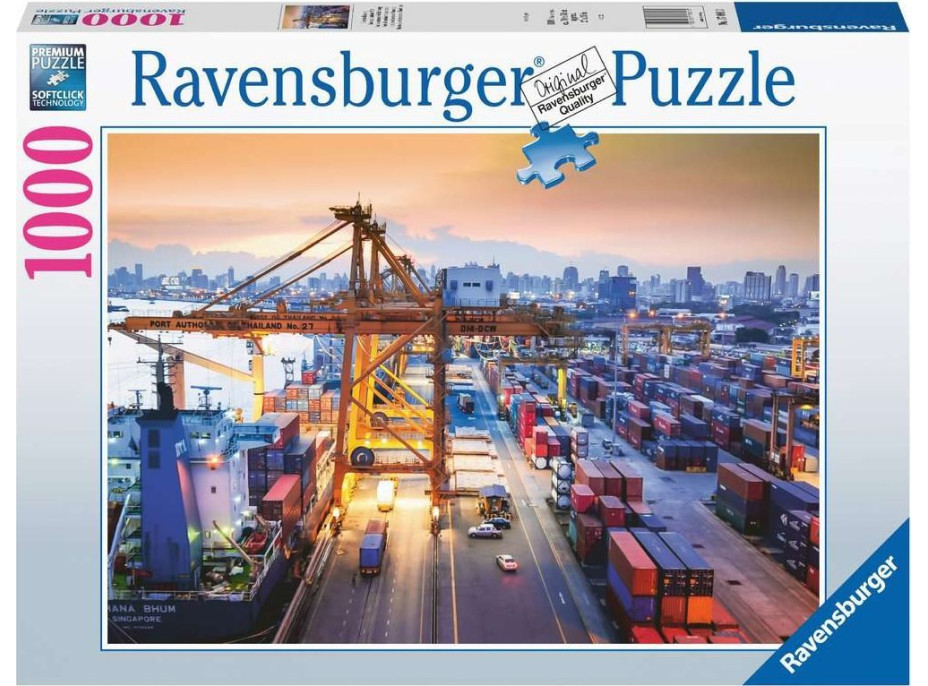 RAVENSBURGER Puzzle Prístav Hamburg 1000 dielikov