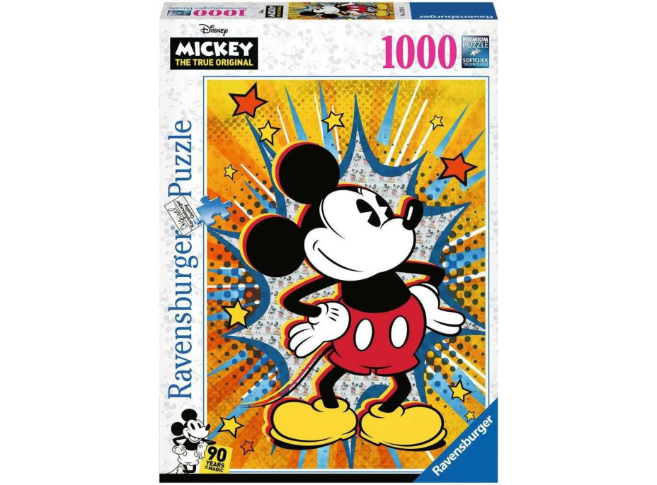 RAVENSBURGER Puzzle Retro Mickey Mouse 1000 dielikov