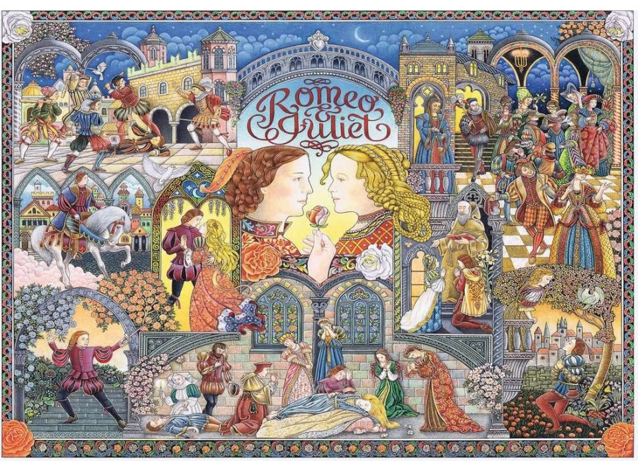 RAVENSBURGER Puzzle Romeo a Julie 1000 dielikov