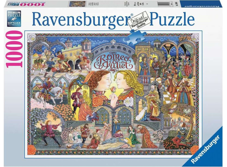 RAVENSBURGER Puzzle Romeo a Julie 1000 dielikov