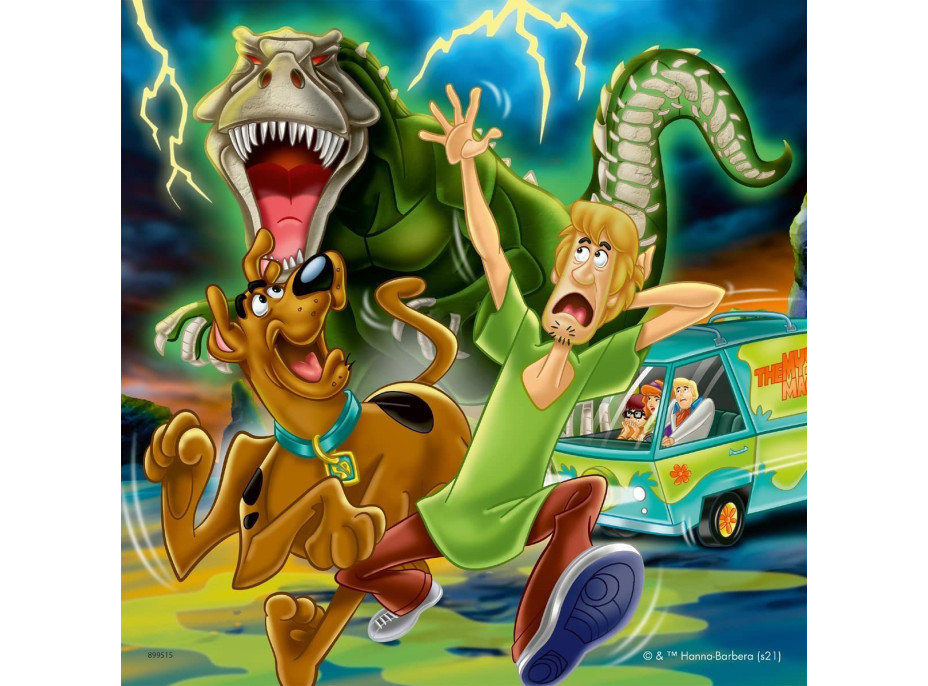 RAVENSBURGER Puzzle Scooby Doo: Nočné mory 3x49 dielikov