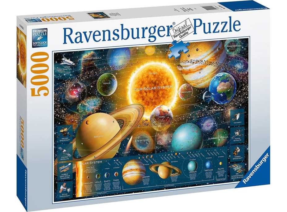 RAVENSBURGER Puzzle Slnečná sústava 5000 dielikov