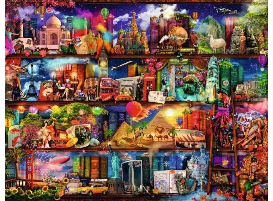 RAVENSBURGER Puzzle Svet kníh 2000 dielikov