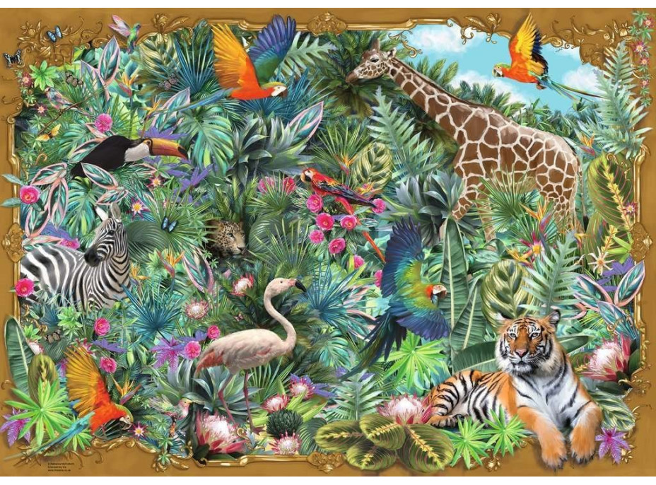 RAVENSBURGER Puzzle Útek do exotiky 1000 dielikov