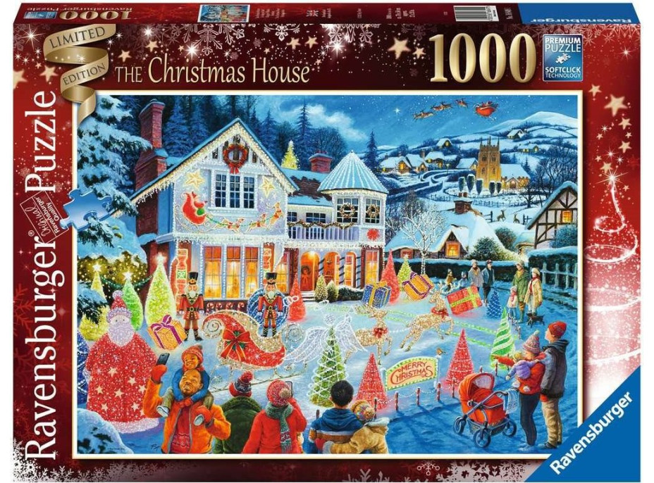 RAVENSBURGER Puzzle Vianočný dom 1000 dielikov