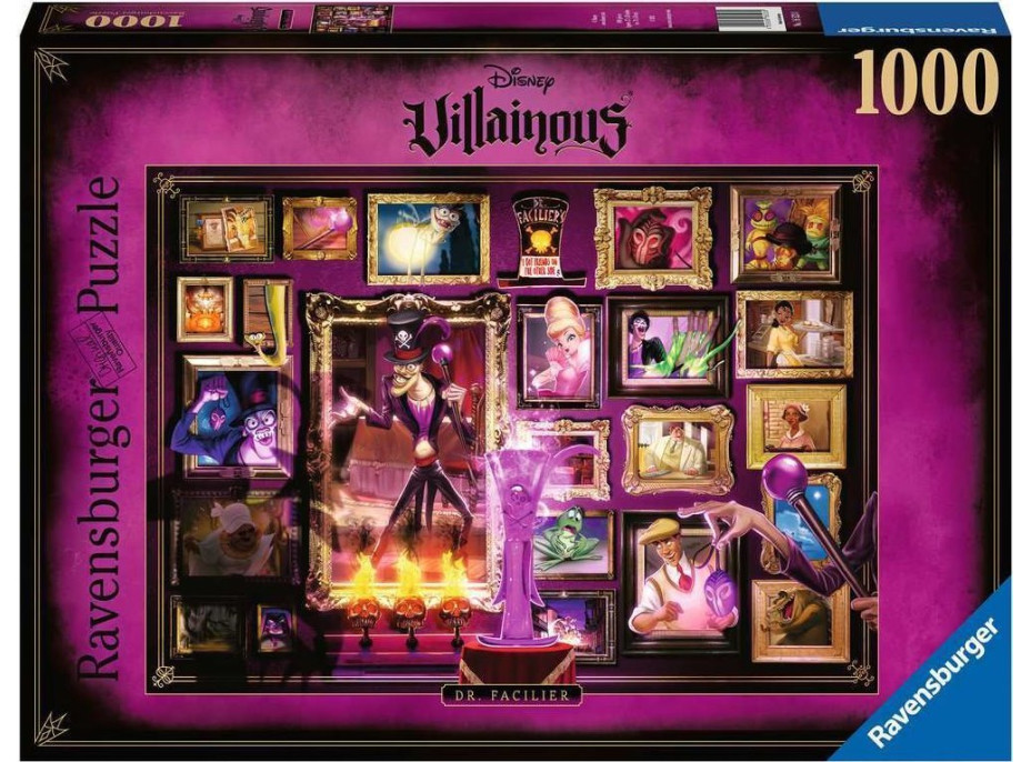 RAVENSBURGER Puzzle Disney Villainous: Doktor Facilier 1000 dielikov