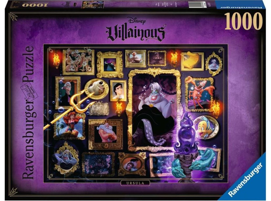 RAVENSBURGER Puzzle Disney Villainous: Uršula 1000 dielikov