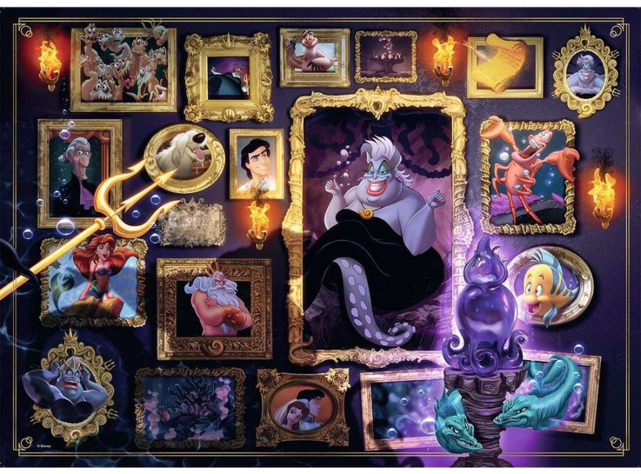 RAVENSBURGER Puzzle Disney Villainous: Uršula 1000 dielikov