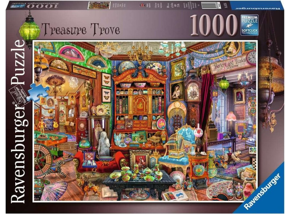 RAVENSBURGER Puzzle Skrytý poklad 1000 dielikov