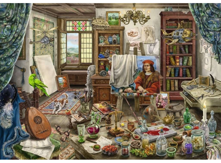 RAVENSBURGER Únikové EXIT puzzle Umelecké štúdio 759 dielikov