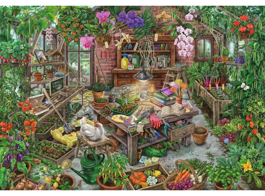 RAVENSBURGER Únikové EXIT puzzle V skleníku 368 dielikov