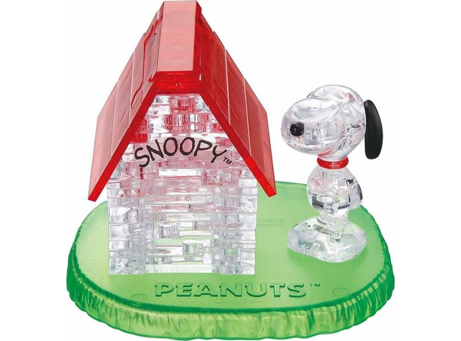 HCM KINZEL 3D Crystal puzzle Snoopy a domček 50 dielikov