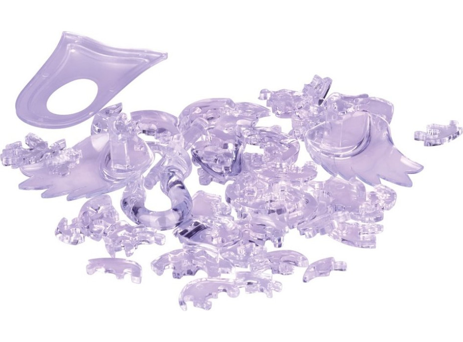 HCM KINZEL 3D Crystal puzzle Labuť biela 44 dielikov