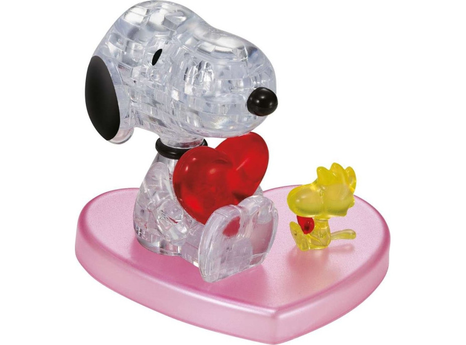 HCM KINZEL 3D Crystal puzzle Zamilovaný Snoopy 34 dielikov