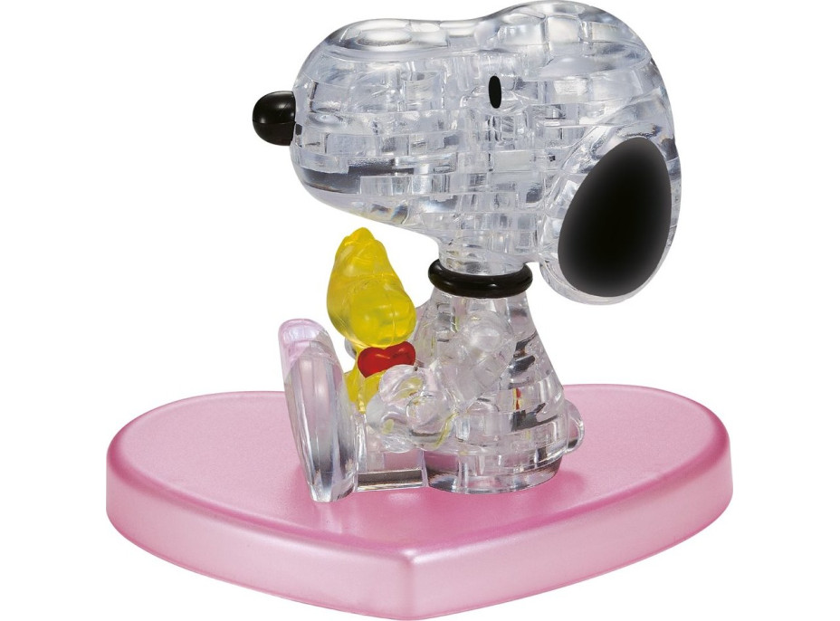 HCM KINZEL 3D Crystal puzzle Zamilovaný Snoopy 34 dielikov