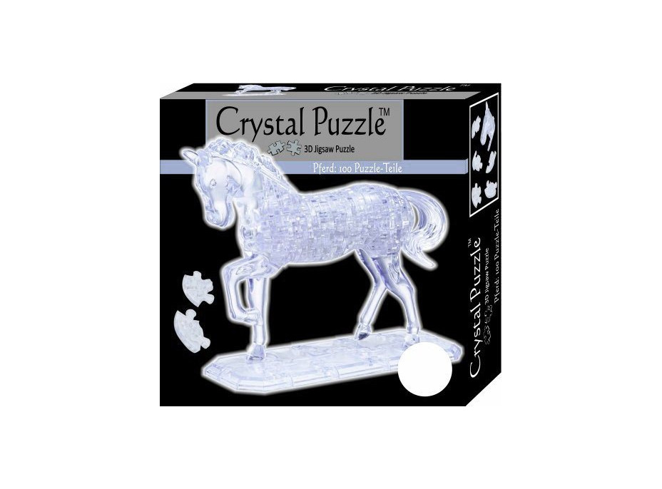 HCM KINZEL 3D Crystal puzzle Kôň 100 dielikov