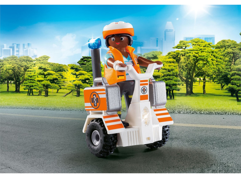 PLAYMOBIL® City Life 70052 Zásahová dvojkolka záchranárov so svetlami