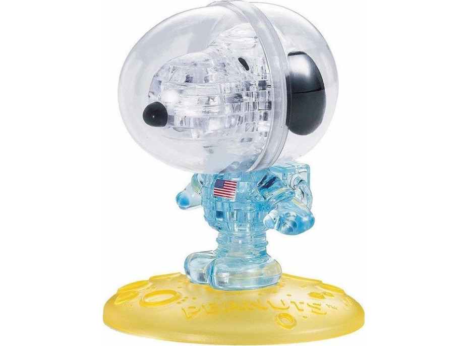 HCM KINZEL 3D Crystal puzzle Astronaut Snoopy 35 dielikov