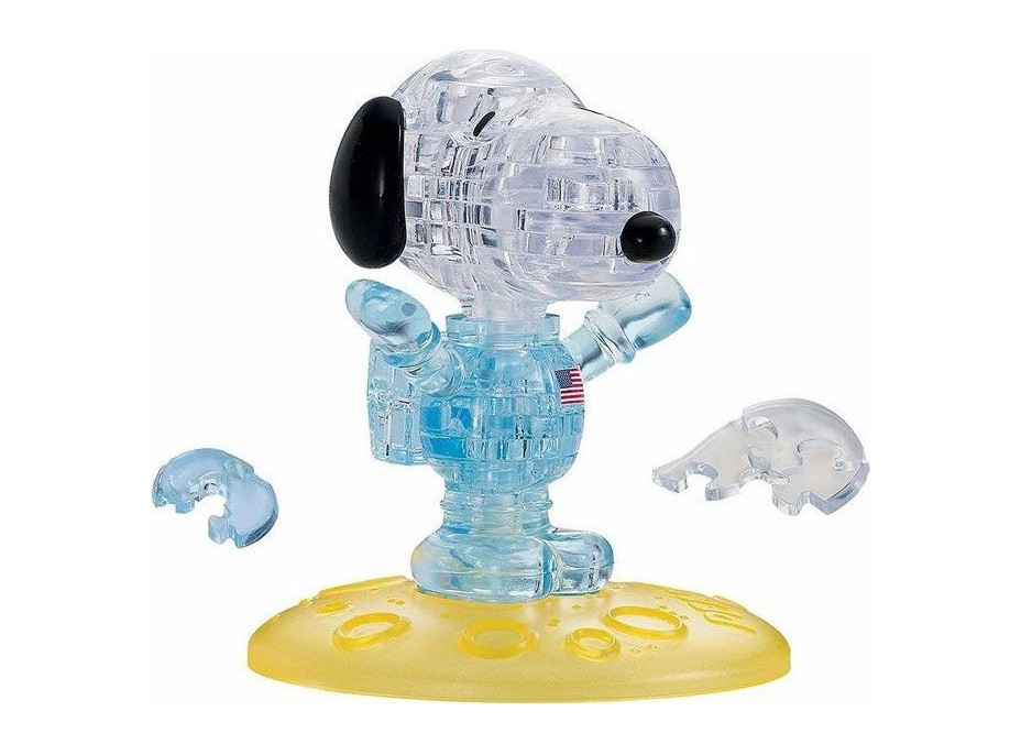 HCM KINZEL 3D Crystal puzzle Astronaut Snoopy 35 dielikov