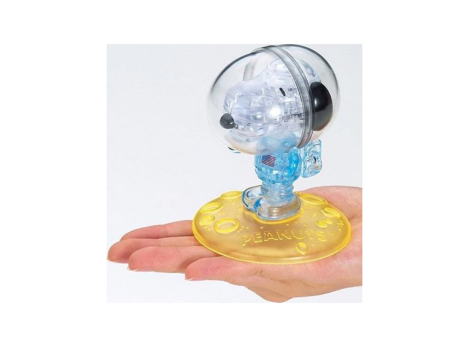 HCM KINZEL 3D Crystal puzzle Astronaut Snoopy 35 dielikov