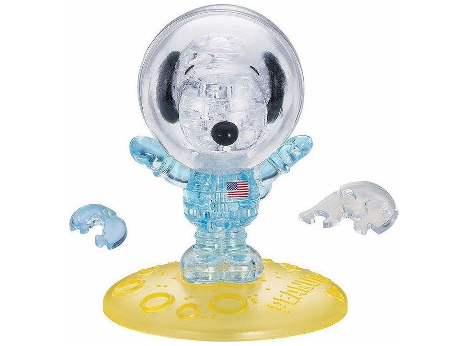 HCM KINZEL 3D Crystal puzzle Astronaut Snoopy 35 dielikov