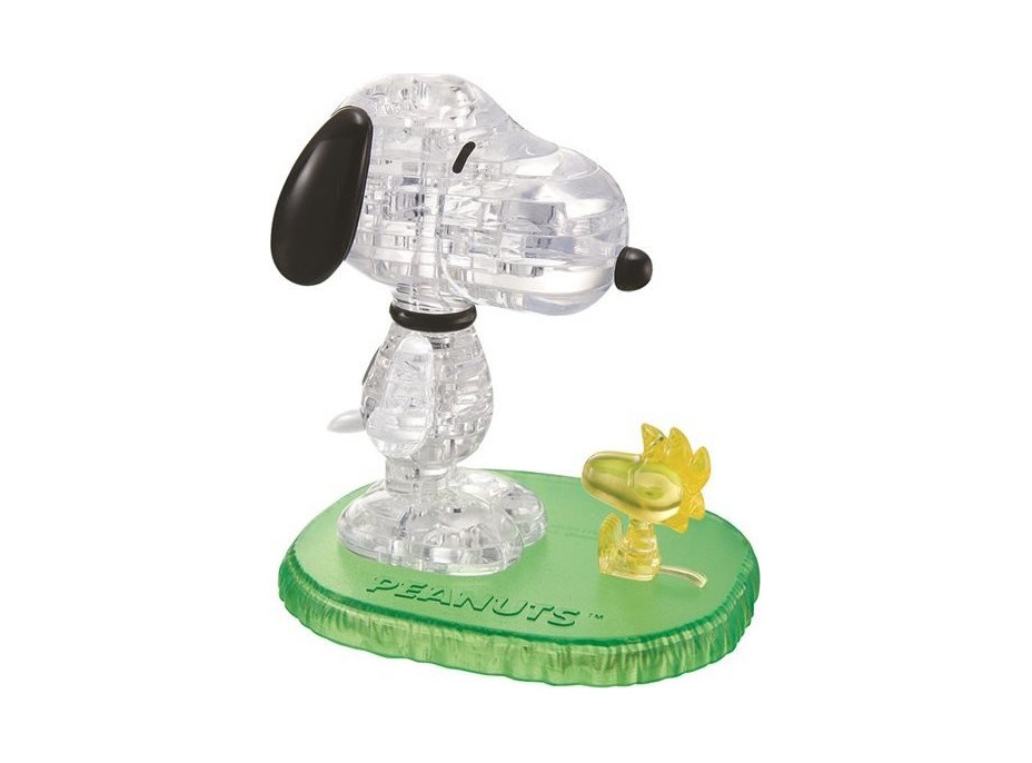 HCM KINZEL 3D Crystal puzzle Snoopy a Woodstock 41 dielikov