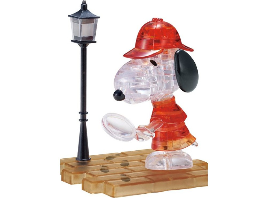 HCM KINZEL 3D Crystal puzzle Snoopy detektív 34 dielikov