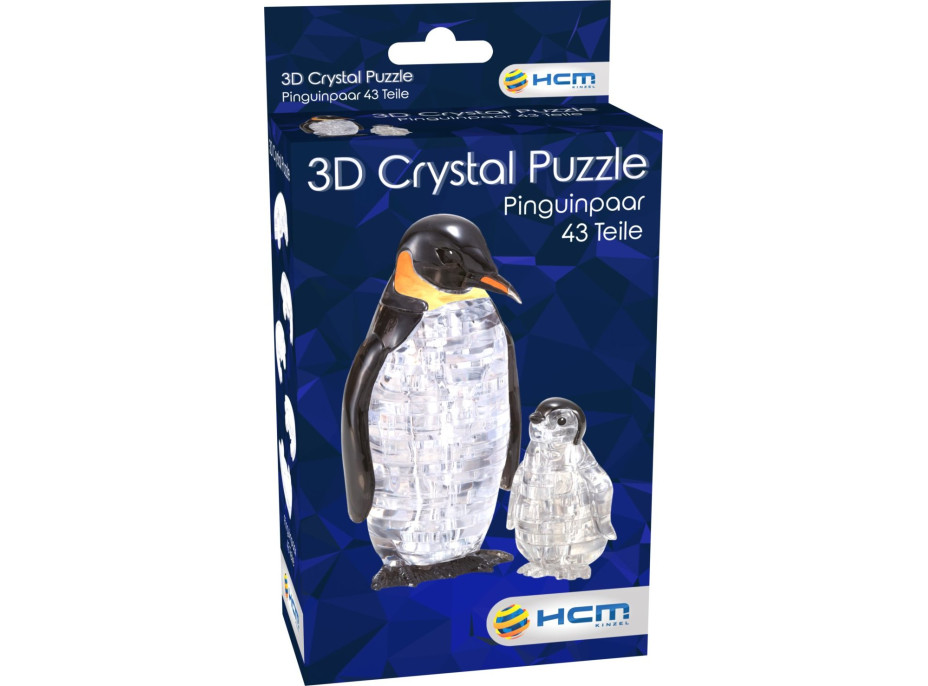 HCM KINZEL 3D Crystal puzzle Tučniaky 43 dielikov