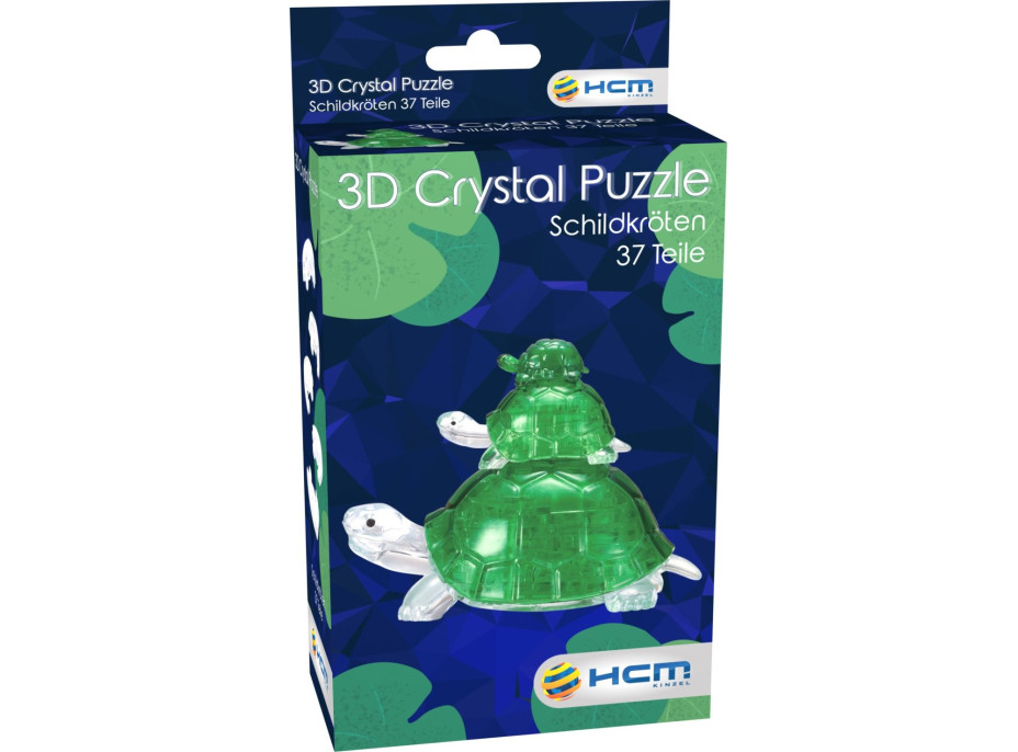 HCM KINZEL 3D Crystal puzzle Korytnačky 37 dielikov