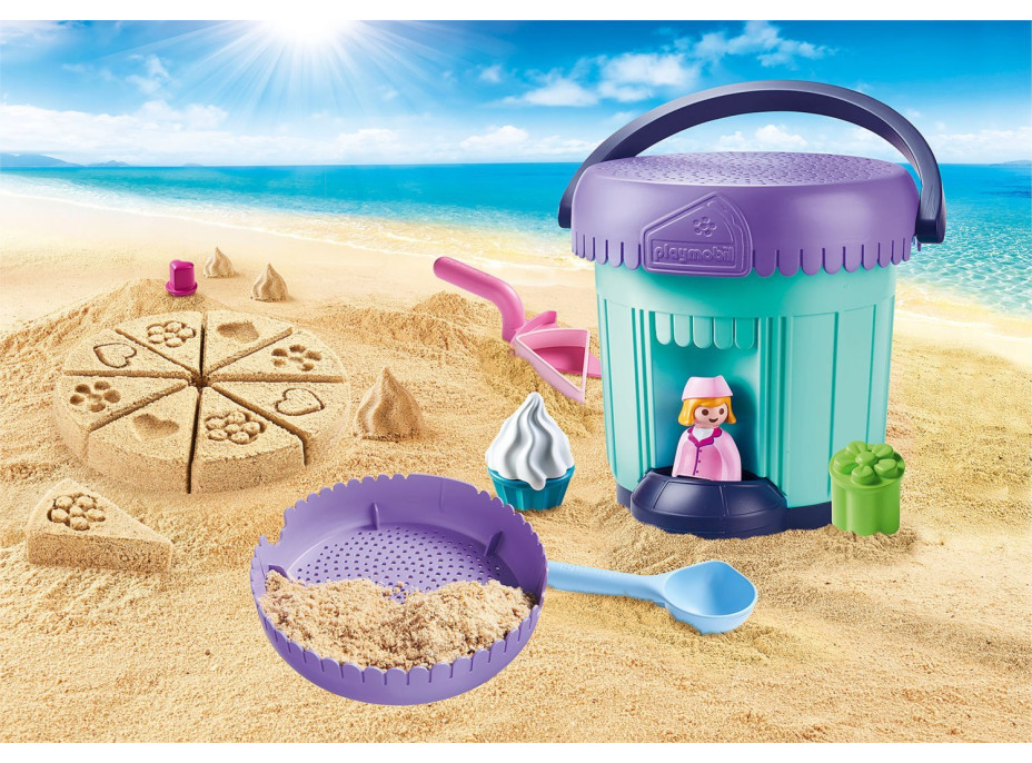 PLAYMOBIL® 1.2.3.,Sand 70339 Súprava na piesok Pekárne