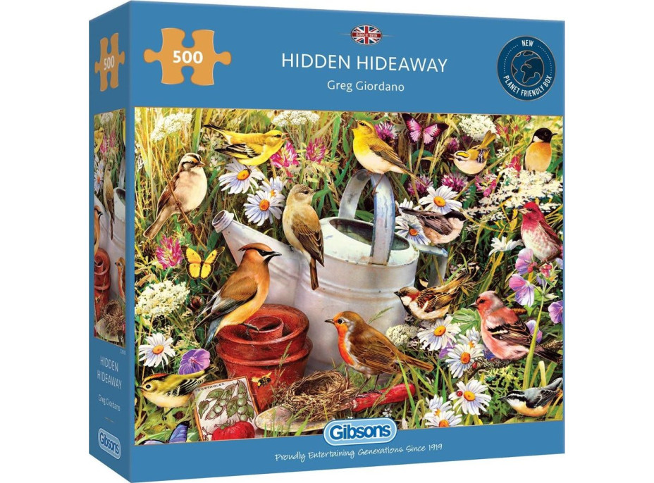 GIBSONS Puzzle Skrytý úkryt 500 dielikov