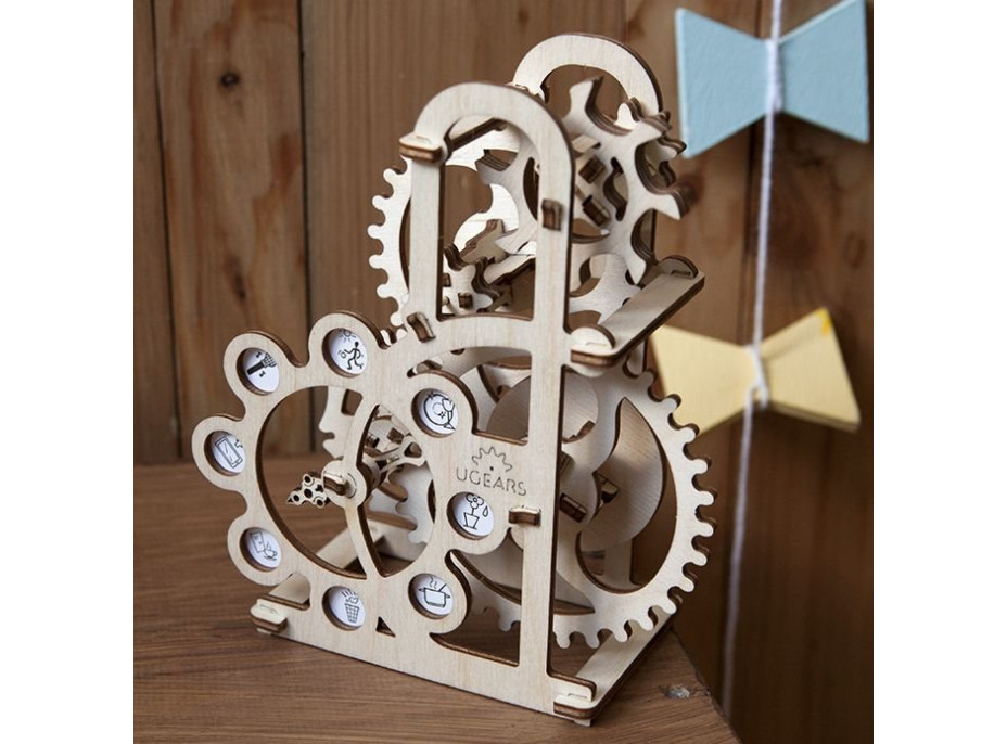 UGEARS 3D puzzle Dynamometer 48 dielikov