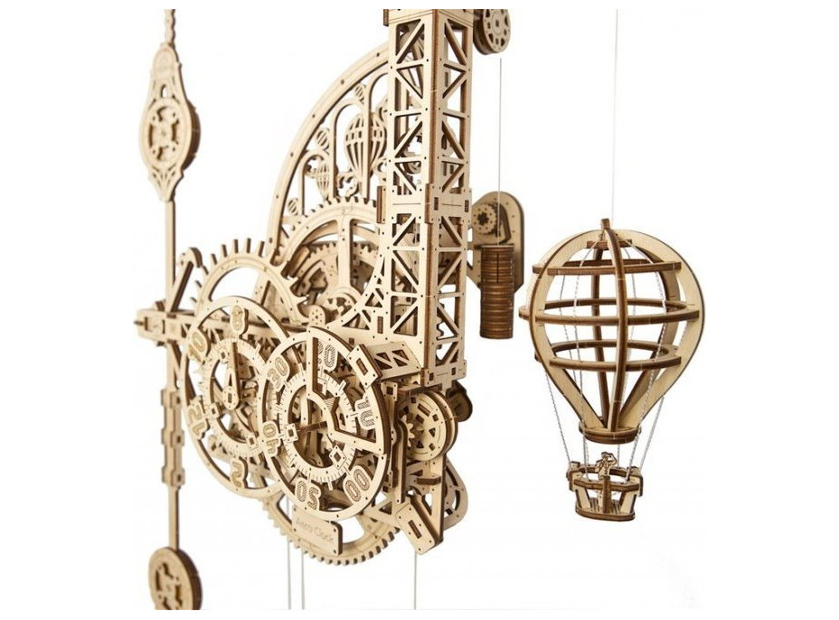 UGEARS 3D puzzle Aero Clock s kyvadlom 320 dielikov