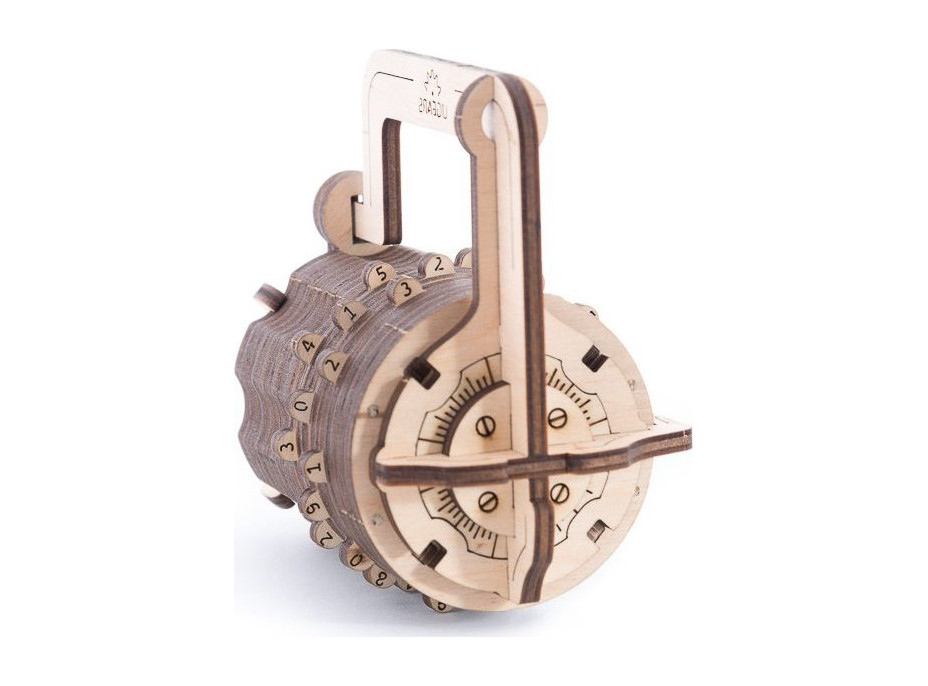 UGEARS 3D puzzle Číselný zámok 34 dielikov