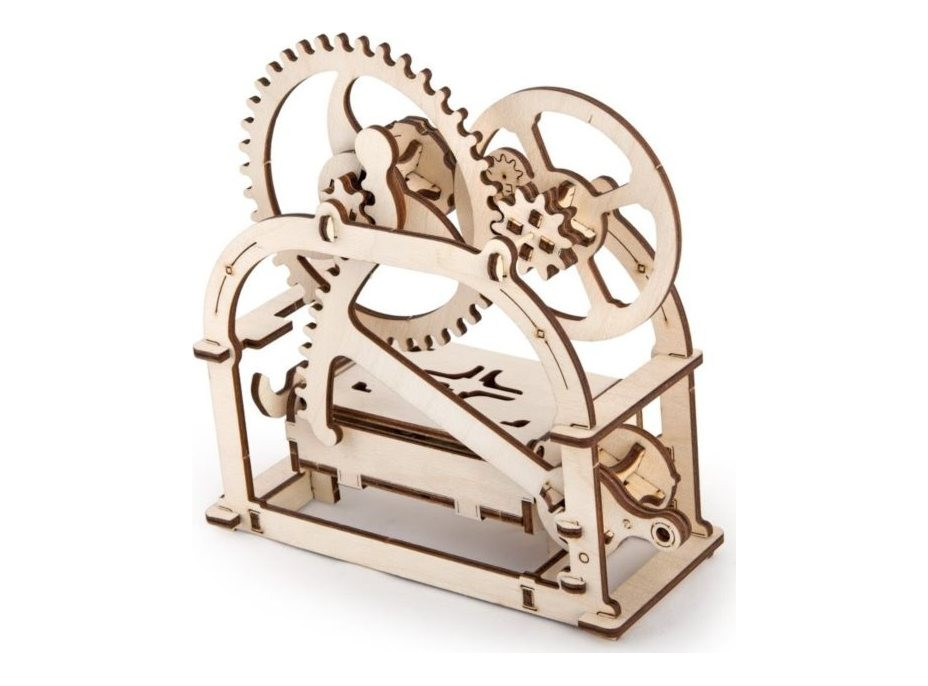 UGEARS 3D puzzle Mechanická krabička 61 dielikov