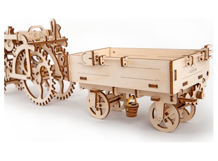 UGEARS 3D puzzle Vlečka 68 dielikov