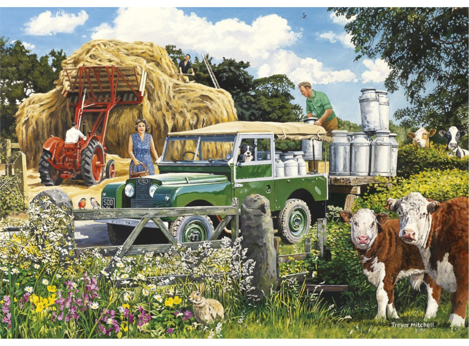 GIBSONS Puzzle Farmárov deň 4x500 dielikov