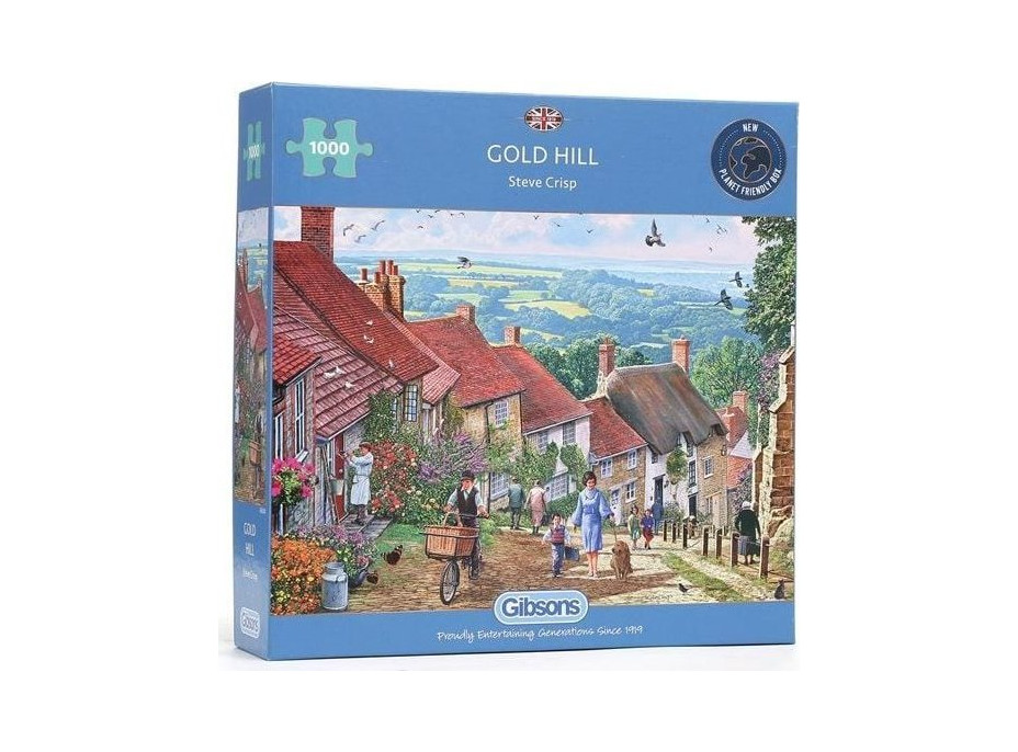 GIBSONS Puzzle Gold Hill, Anglicko 1000 dielikov