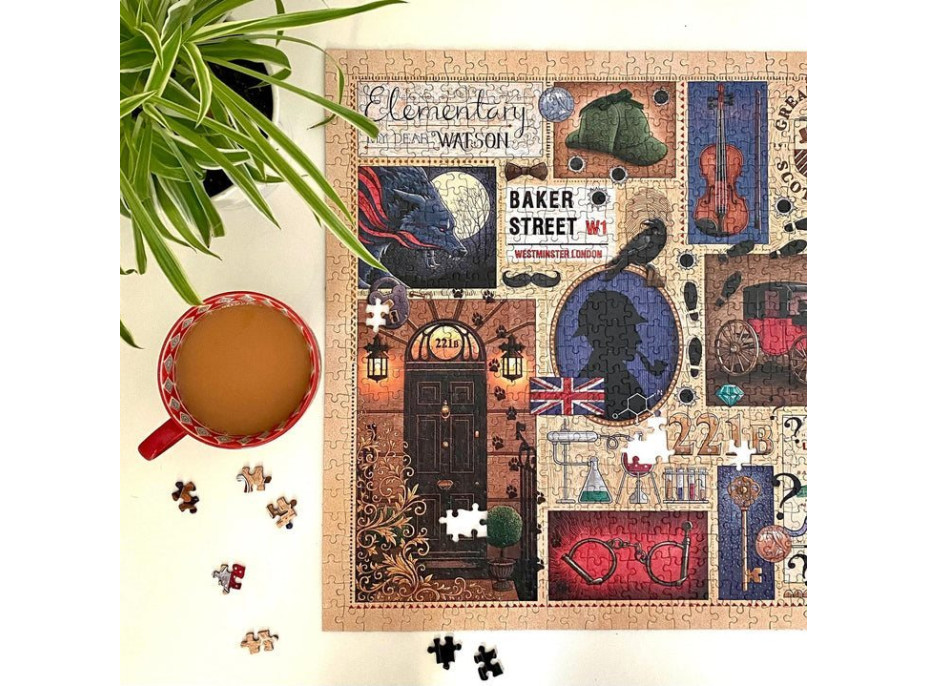 GIBSONS Puzzle Knižný klub: Sherlock Holmes 1000 dielikov