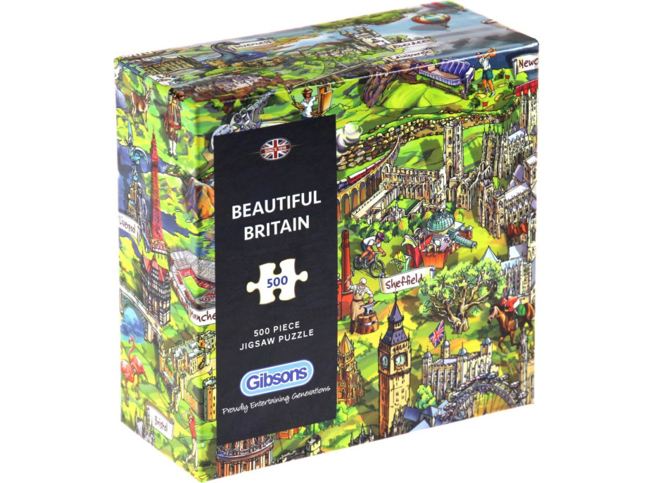 GIBSONS Puzzle Krásna Británia 500 dielikov