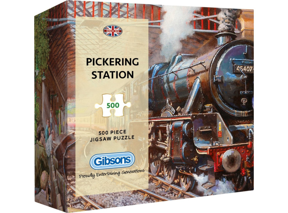 GIBSONS Puzzle Nádražie Pickering 500 dielikov