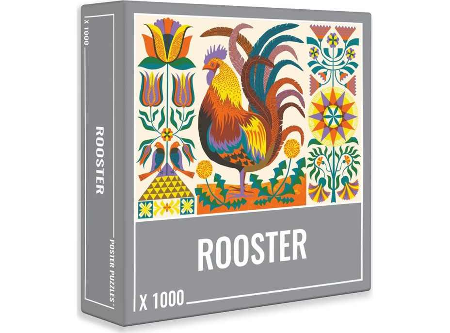 CLOUDBERRIES Puzzle Rooster 1000 dielikov