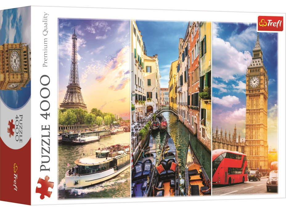 TREFL Puzzle Výlet po Európe 4000 dielikov
