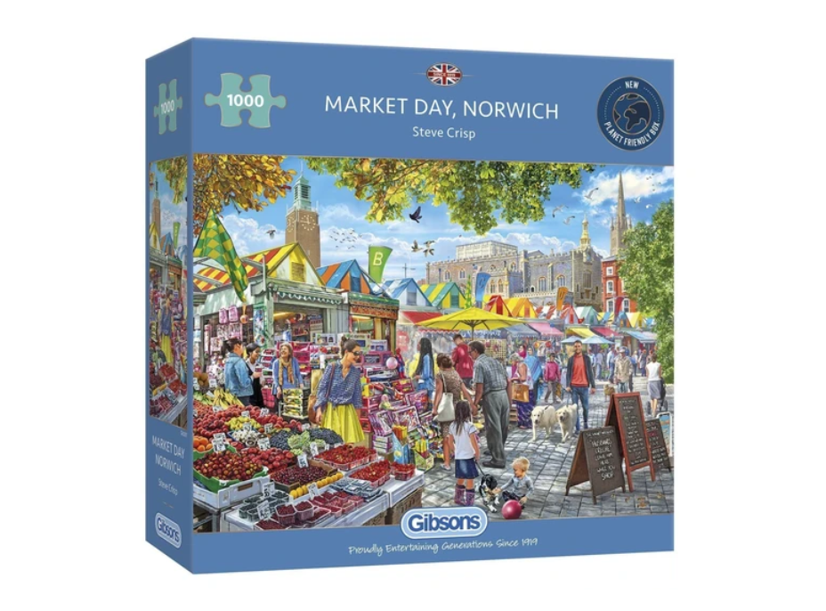 GIBSONS Puzzle Trhy, Norwich 1000 dielikov