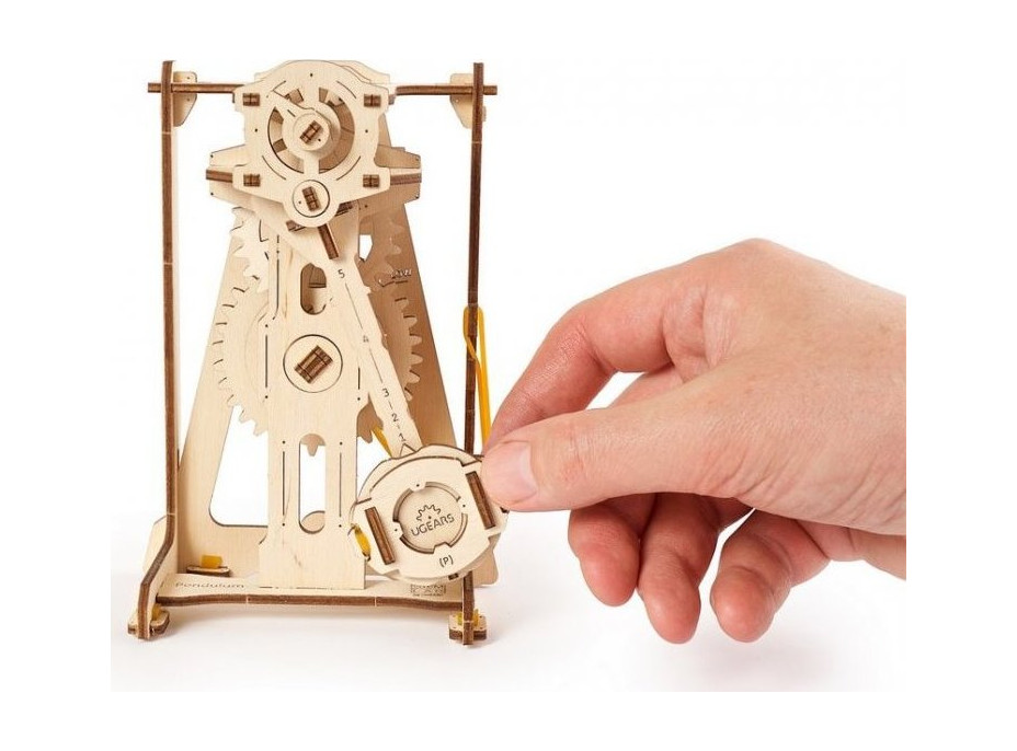 UGEARS 3D puzzle Kyvadlo (metronóm) 92 dielikov