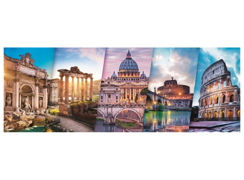 TREFL Panoramatické puzzle Cestovanie po Taliansku 500 dielikov