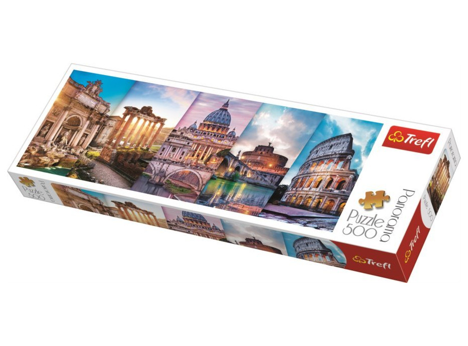 TREFL Panoramatické puzzle Cestovanie po Taliansku 500 dielikov