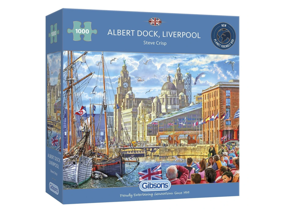 GIBSONS Puzzle Albert Dock, Liverpool 1000 dielikov